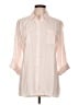 Chico's Color Block Pink 3/4 Sleeve Button-Down Shirt Size Lg (2) - photo 1