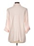 Chico's Color Block Pink 3/4 Sleeve Button-Down Shirt Size Lg (2) - photo 2