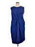 MM. LaFleur Blue Cocktail Dress Size 1X - photo 1
