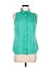 Nanette Lepore 100% Polyester Green Sleeveless Blouse Size M - photo 1