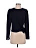 Ann Taylor 100% Polyester Black Long Sleeve Top Size XS - photo 1