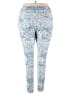 Hue Print Blue Leggings Size 3X - photo 2