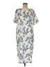 Nordstrom Rack 100% Polyester Floral Blue Gray Casual Dress Size M - photo 1