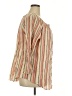 Chaps 100% Cotton Stripes Orange 3/4 Sleeve Blouse Size 2X - photo 4