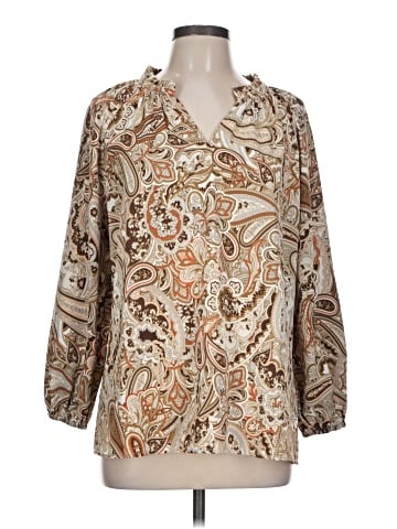 Beautiful by Lawrence Zarian 3/4 Sleeve Blouse (view 1)