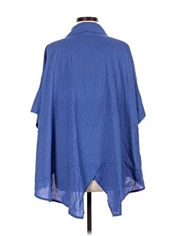Assorted Brands 3/4 Sleeve Button-Down Shirt (view 2)