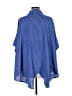 Assorted Brands 100% Cotton Blue 3/4 Sleeve Button-Down Shirt One size - photo 2