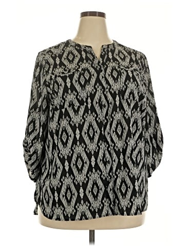 Faded Glory 3/4 Sleeve Blouse (view 1)