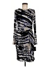 DKNY Graphic Blue Cocktail Dress Size 8 - photo 1