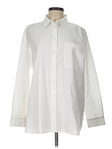 J.Crew Factory Store Long Sleeve Button-Down Shirt (view 1)