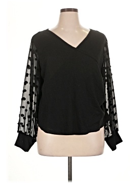 Shein Curve Long Sleeve Blouse