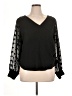 Shein Curve Black Long Sleeve Blouse Size 16 Plus (2) - photo 1