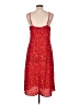 Shein 100% Polyester Floral Red Casual Dress Size 12 - photo 2