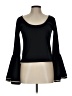 Torn by Ronny Kobo Black Long Sleeve Top Size L - photo 1