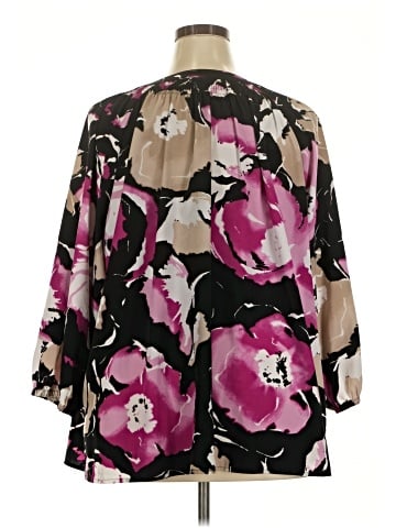Dana Buchman 3/4 Sleeve Blouse (view 2)