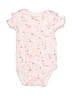 Bebe Print Pink Short Sleeve Onesie Size 6-9 mo - photo 1
