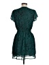 Aqua 100% Polyester Animal Print Teal Cocktail Dress Size M - photo 2