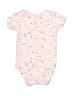 Bebe Print Pink Short Sleeve Onesie Size 6-9 mo - photo 2