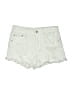 Almost Famous White Denim Shorts Size 5 - photo 1