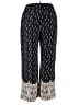 New Directions Print Black Casual Pants Size 3X - photo 2