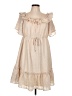 Shein 100% Polyester Tan Casual Dress Size L - photo 1