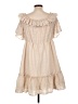 Shein 100% Polyester Tan Casual Dress Size L - photo 2