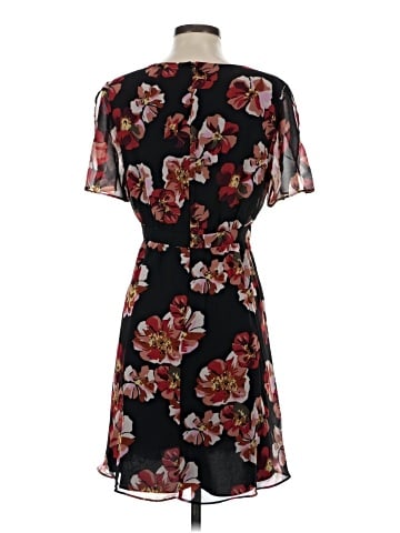 Madewell Tulip-Sleeve Mini Dress in French Rose (view 2)