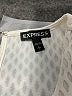 Express 100% Polyester Ivory Sleeveless Blouse Size L - photo 7