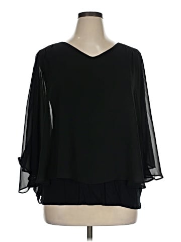 Joseph A. 3/4 Sleeve Blouse (view 1)