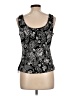 Alex Evenings Black Sleeveless Blouse Size L - photo 2