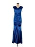 Unbranded Blue Cocktail Dress Size L - photo 1