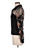 Shein Black Long Sleeve Blouse Size M - photo 5