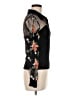 Shein Black Long Sleeve Blouse Size M - photo 4