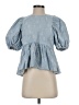 Hunter Bell Blue 3/4 Sleeve Blouse Size S - photo 1
