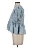 Hunter Bell Blue 3/4 Sleeve Blouse Size S - photo 5