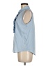 Tommy Hilfiger Blue Sleeveless Button-Down Shirt Size M (estimated) - photo 5