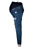 Haute Mama Stars Blue Jeans Size Med Maternity - photo 5
