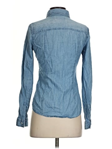 Ann Taylor LOFT Long Sleeve Button-Down Shirt (view 2)