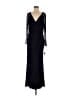 Betsy & Adam Black Cocktail Dress Size 12 - photo 1