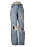 American Eagle Outfitters Graphic Blue Jeans Size 2R - photo 1