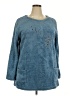 Unbranded 100% Polyester Blue Pullover Sweater Size XXL - photo 1