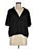 Divided by H&M Black Short Sleeve Blouse Size M - photo 1