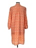 Gap 100% Polyester Chevron-herringbone Orange Casual Dress Size L - photo 2