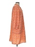 Gap 100% Polyester Chevron-herringbone Orange Casual Dress Size L - photo 4