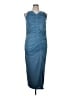 ELOQUII Blue Cocktail Dress Size 14 Plus - photo 1