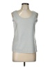 Chico's Silver Sleeveless T-Shirt Size L - photo 1