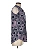 SJS Purple Sleeveless Blouse Size M - photo 4
