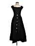 Assorted Brands Solid Black Casual Dress Size S - photo 1