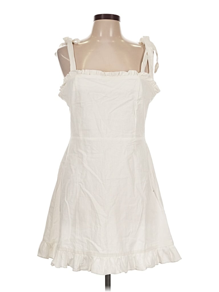 Pre-owned Nasty Gal Inc. Casual Dress In Ivory