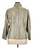 Chico's Metallic Silver 3/4 Sleeve Button-Down Shirt Size XL (3) - photo 2